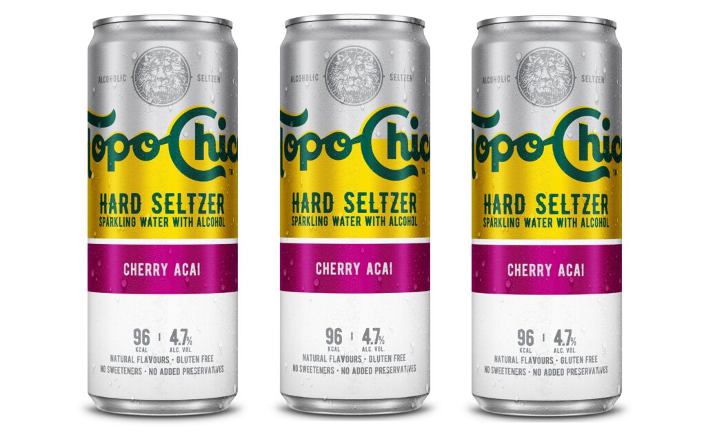 Last year, Coca-Cola collaborated with Molson Coors to launch Topo Chico Hard Seltzer. (Photo: Topo Chico)