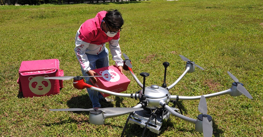 SDC AND FOODPANDA PILOT NEW DRONE FOOD DELIVERY SCHEME IN ST JOHN'S ISLAND