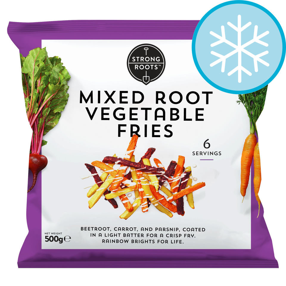 Mixed root vegetable fries by Tesco